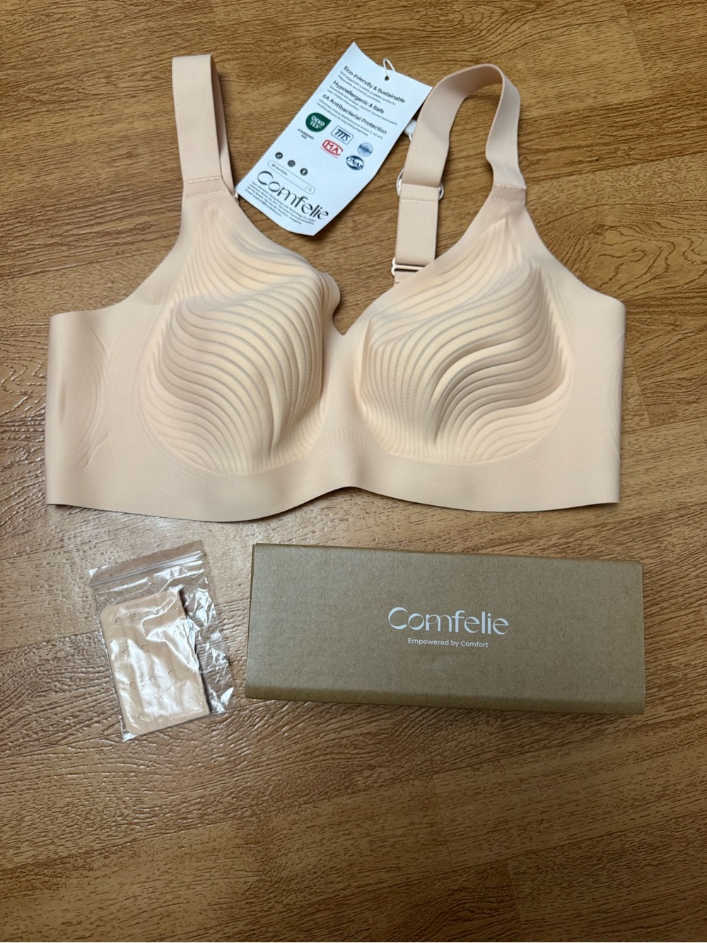 Seamless Comfelie Nude Wireless Comfort Bra
